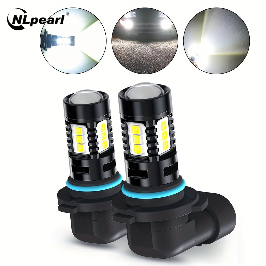 2Pcs LED Headlight HB4 9006 HB3 9005 Fog Lights Bulb 3030 Car Driving Running Lamp Auto Led Light 6500K 12V