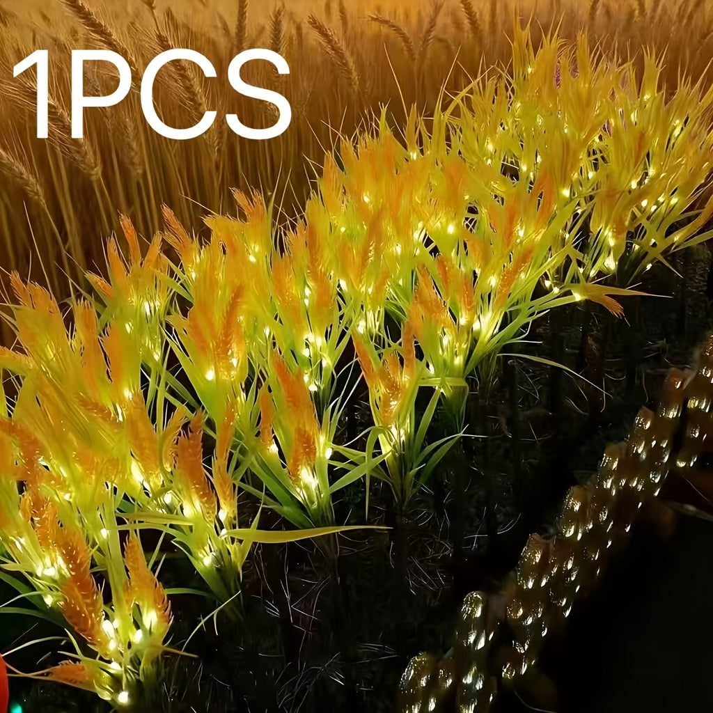 Solar Glowing Wheat Ear Light, Perfect for Field, Garden, Camping Decorative Ambient Light, Gift Giving