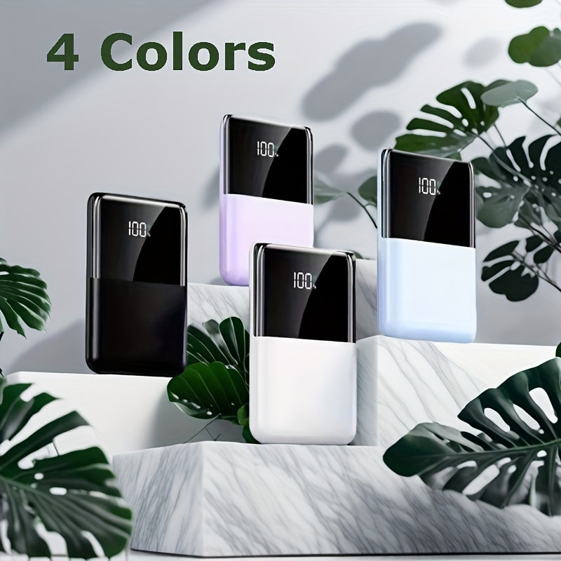 Mini Ultra-Convenient Fast Charging Power Bank, with a Large Capacity of 10000/20000Mah, 22.5W USB Fast Charging Output, 20W Bidirectional Fast Charging, Digital Power Display Screen, Suitable for Iphone/Android System Mobile Devices, Birthday Gift