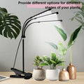 4-Head Stand Plant Grow Light, 80 LED Beads, 2-Color Freely Switchable, 4H/8H/12H Timing Function, Perfect Home Plant Care Helper