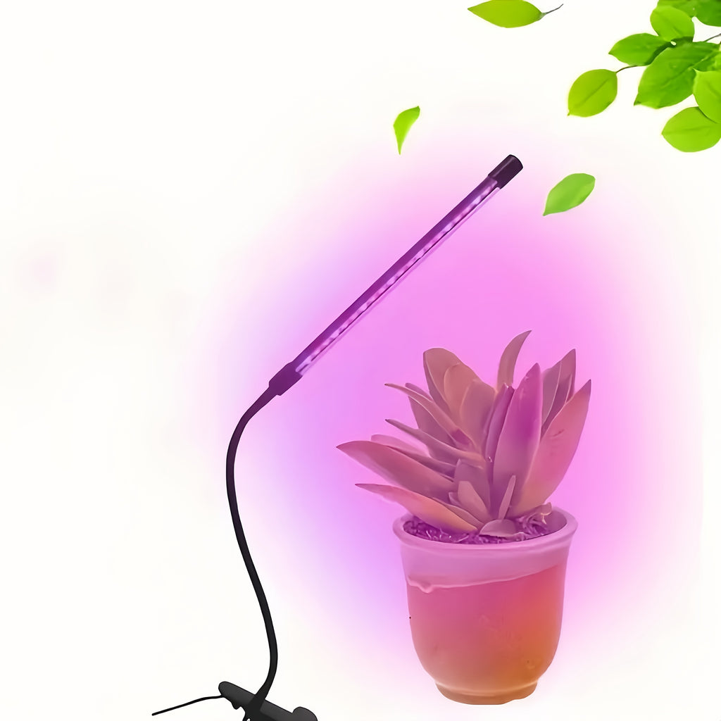New 60W 1/5-Head Plant Grow Light, 3 Color Modes, 120 LED Beads, Specially Designed for Indoor Plant Cultivation, Foldable, USB Rechargeable, with Adjustable Brightness and Timing Function