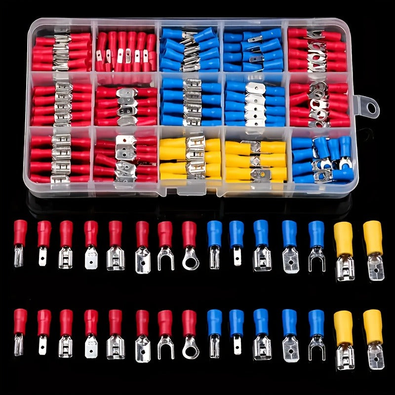 Connector – Spade Connector, Insulated Male & Female Crimp Connectors for Automotive Applications, Video Adapters & More