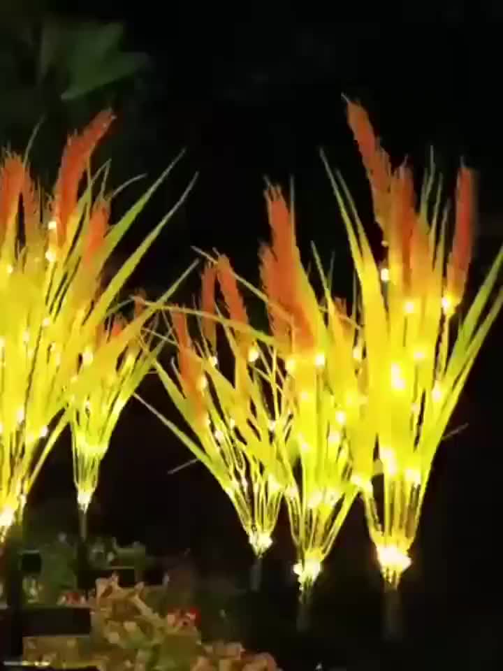 Solar Glowing Wheat Ear Light, Perfect for Field, Garden, Camping Decorative Ambient Light, Gift Giving