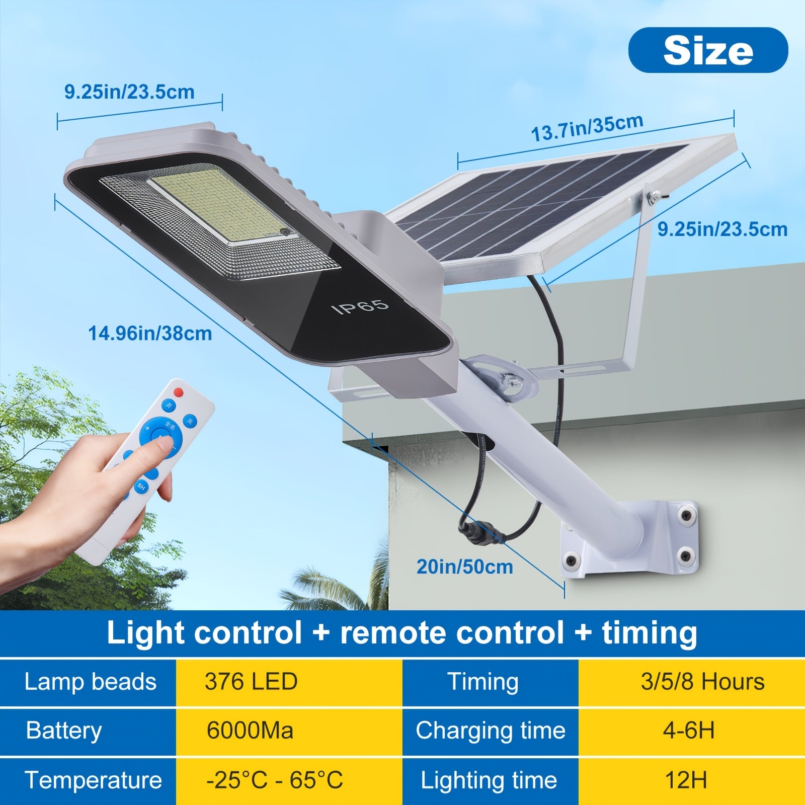 LED Solar Street Light, 4 Pack Outdoor Garden Light, Super Bright 6000mAh Rural Home Garage Sidewalk Street Solar Wall Light, Perfect for Courtyard, Garden, Pathway, Lawn, Porch, Patio, Park Road Street Light 1/2/3 Pack