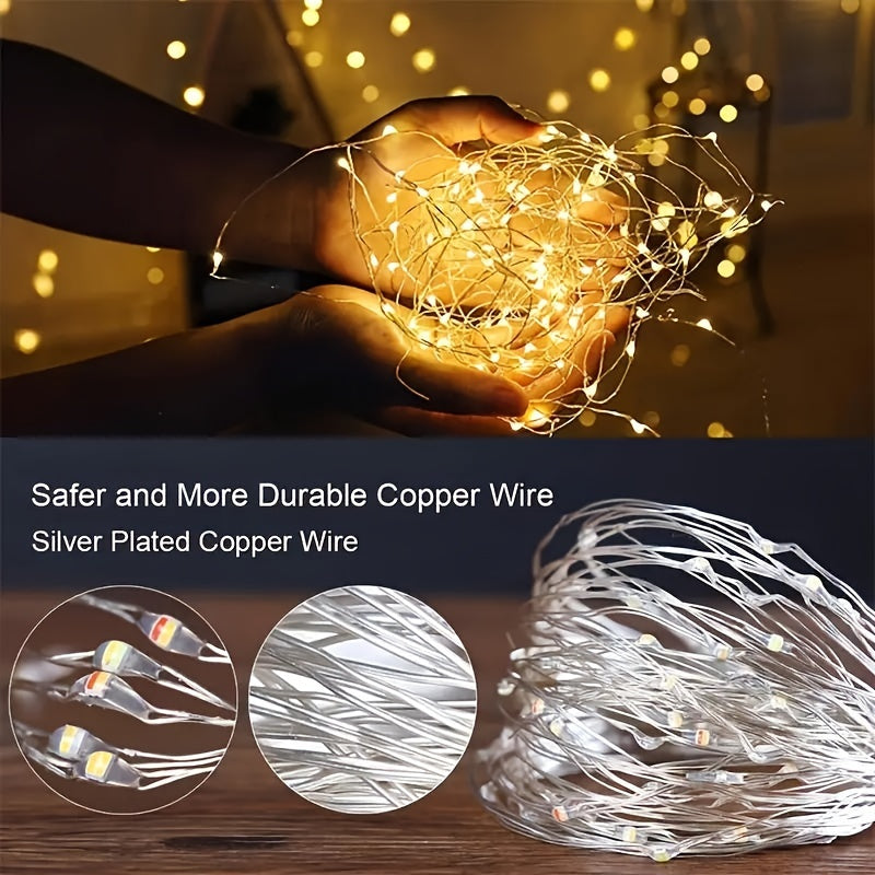1PC 灯串适用于卧室、派对、婚礼、圣诞节万圣节装饰 灯 50/100LED