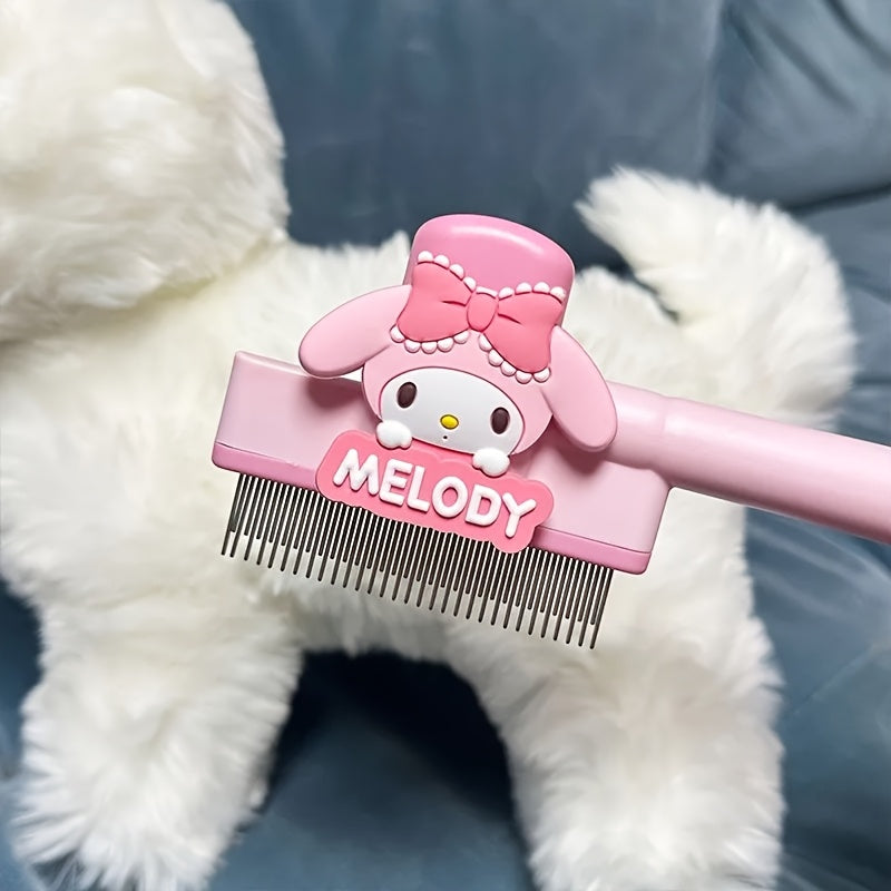 三丽鸥 Hello Kitty Melody 推出全新款单支装猫梳，专为按摩、驱蚤、自清洁而设计，能够有效管理狗狗的掉毛和纠缠，成为宠物主人们的完美礼物