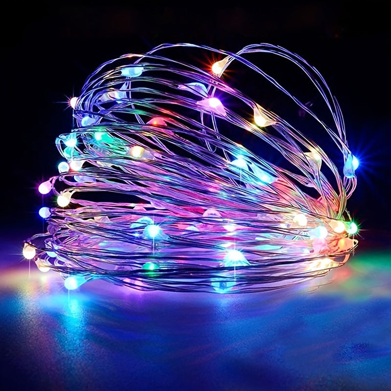 1PC 灯串适用于卧室、派对、婚礼、圣诞节万圣节装饰 灯 50/100LED