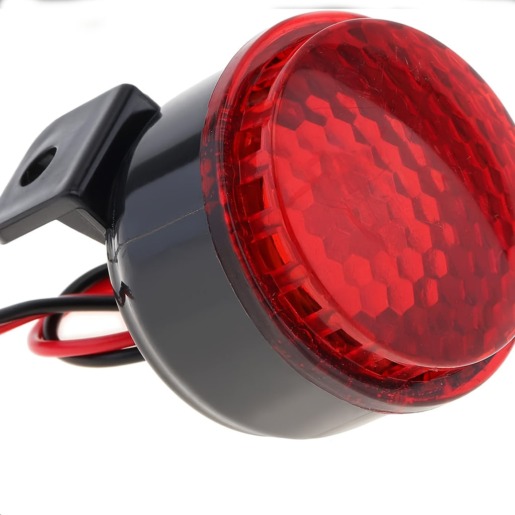 Car Truck Reverse Buzzer Horn with Light, 12V/24V. Backup Beep Sound Horn with Warning Flashing Light, Suitable for Auto Modification, Trucks, Lorries, Construction Vehicles Reverse Horn, High Decibel Sound Alarm