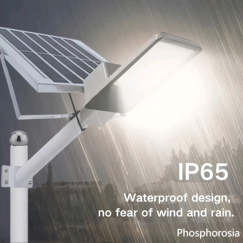 Solar Street Light, Solar LED Wall Light, Solar Courtyard Light, Outdoor Lighting, 6000mAh Lithium Battery, Smart Light Control, with Remote Control, Solar Charging