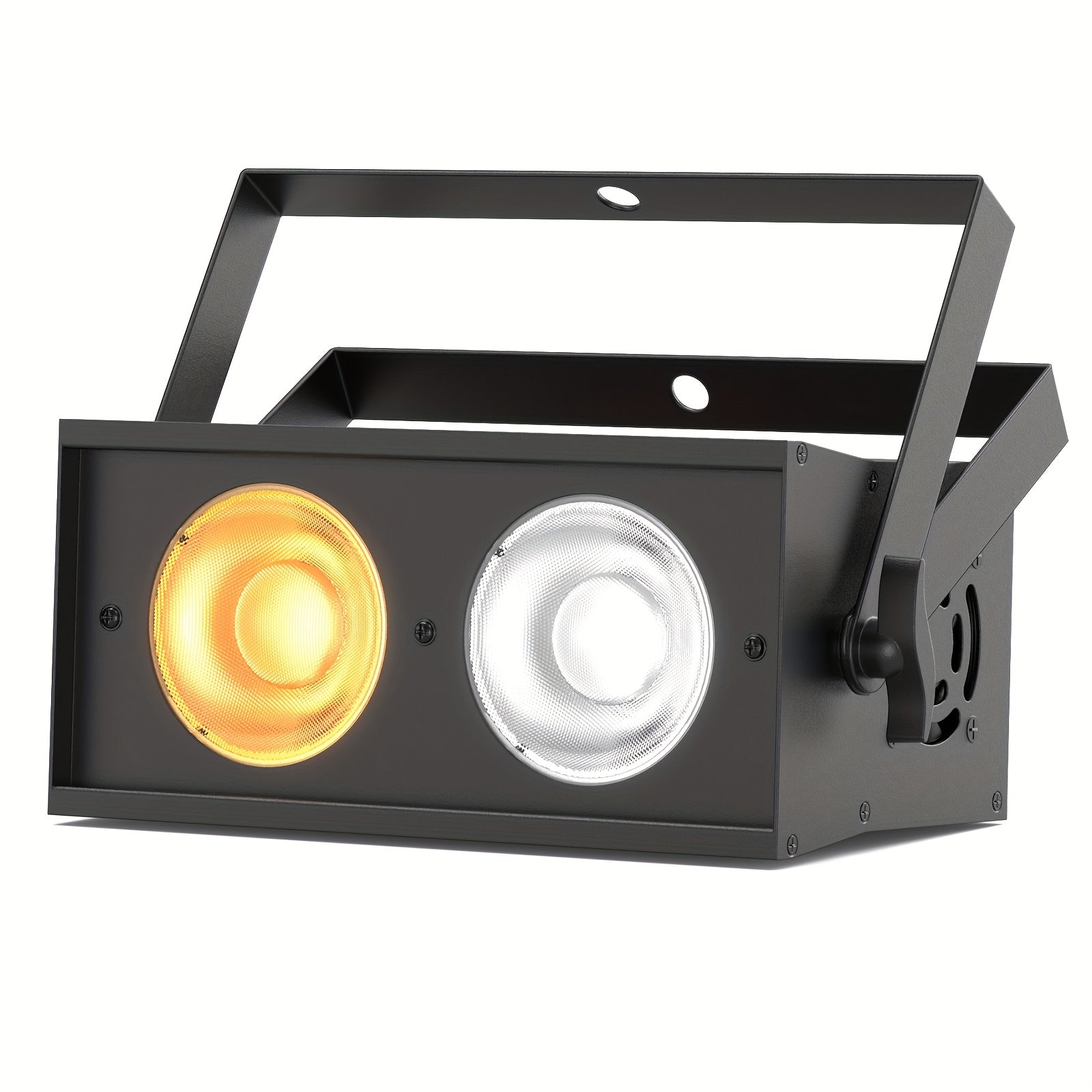 100W COB LED Par light stage light, LED Par lamp cover spotlight, 2-in-1 cool white and warm white DMX512 sound-activated uplight, suitable for events, parties, weddings, theaters, churches, concerts, dance
