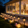 11/19-Piece Solar Hexagonal Walkway Outdoor Deck Light, LED Bulb Solar Sidewalk Christmas Halloween Decorative Light, Landscape Light Suitable for Garden, Lawn, Path, Courtyard, IP65, Christmas Halloween Thanksgiving