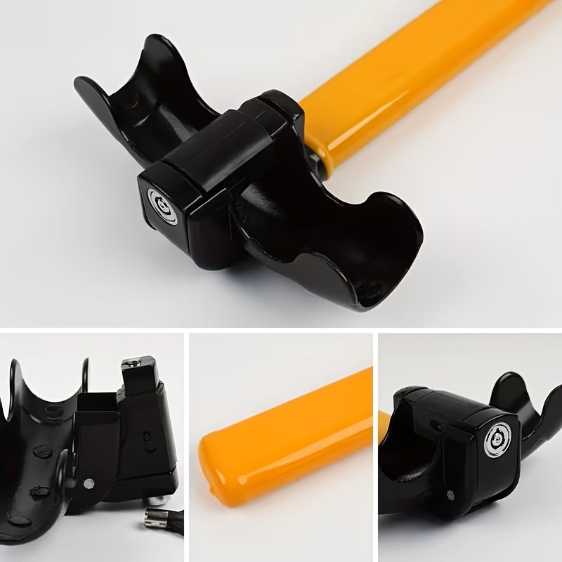 Anti-Theft Steering Wheel Lock – T-Shaped Security Tool for Vans, SUVs & Trucks, Enhances Vehicle Protection, No Battery Required