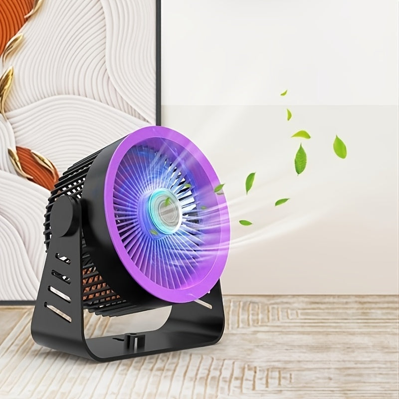 Stay Cool & Comfortable Anytime, Anywhere: 2026 Portable USB Air Circulation Fan, Ultra-Quiet, Strong Wind, Desktop & Wall-Mount Dual Use