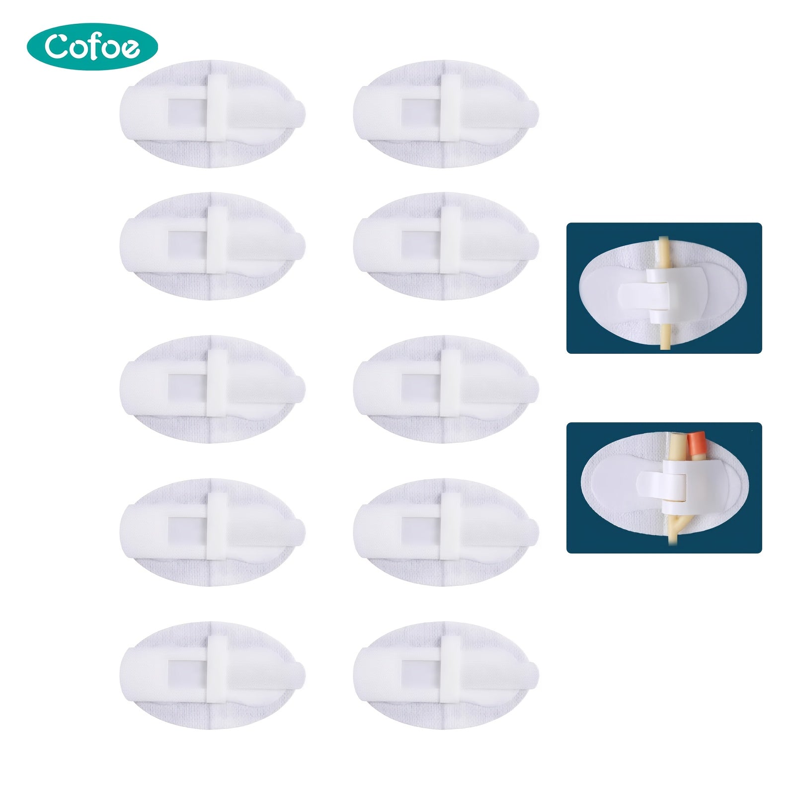 COFOE 尿导管稳定器，带腿袋和支架贴纸