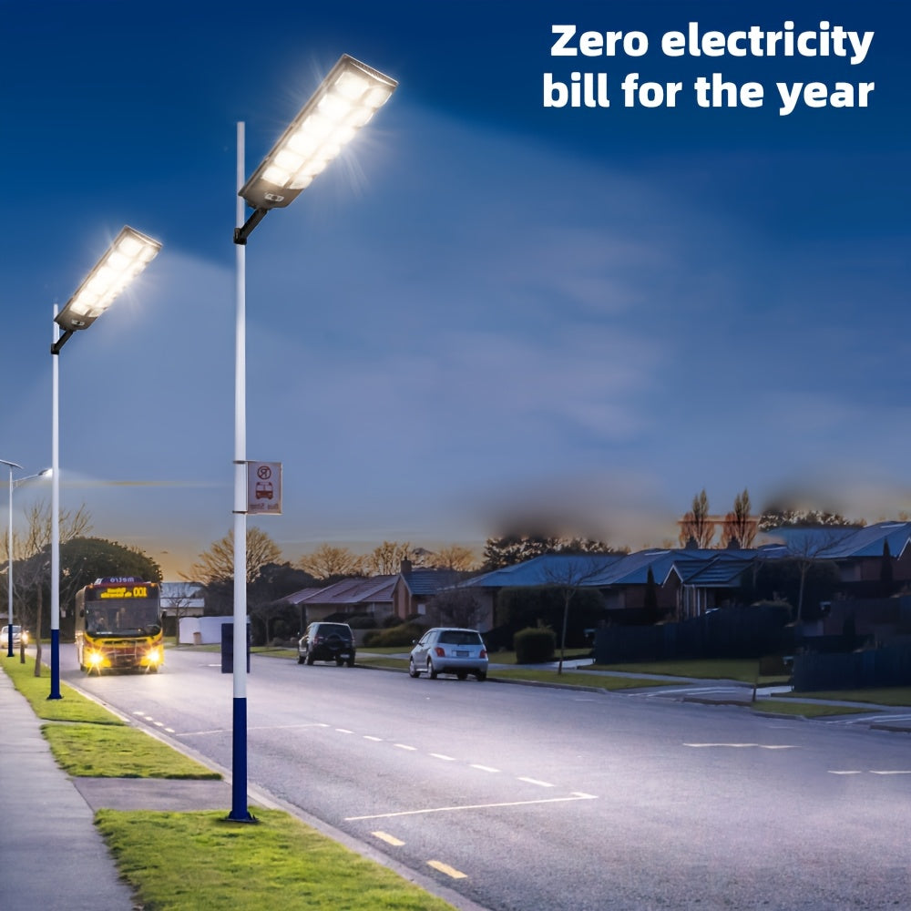 Outdoor Solar Wall Light Exterior Wall Light Street Light White Light Solar Charging Light Control + Sensor Control - Easy Installation, Waterproof, Stays On All Night - Suitable for Courtyard, Street Lighting