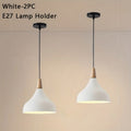 Nordic Modern Style Minimalist Single-Head Pendant Light, Height Adjustable, E27 Socket (Bulb Not Included), Macaron Style Pendant Light Suitable for Living Room, Bedroom, Dining Room, Children’s Room and Other Indoor Scenes