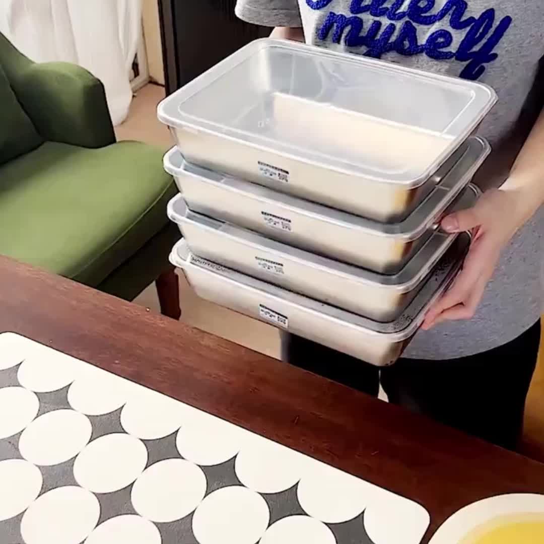 Buy 3 Get 2 Free: 5-Piece Premium Stainless Steel Food Storage Containers – With Lids, Stackable & Easy to Clean – Perfect for Picnics, Meal Prep & Fridge Organization