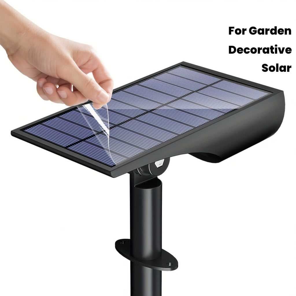 1-pack outdoor solar spotlight 9 LEDs landscape decoration courtyard lawn lamp solar tree light, 5 lighting modes without remote control