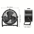 VEVOR 14 Inch Floor Fan, 3-Speed, 360° Tiltable, High Velocity Industrial Fan