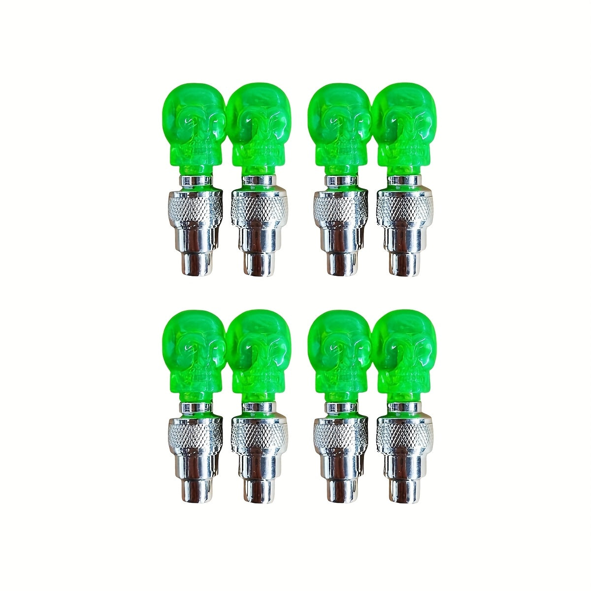 Kubidupi 4/8/16pcs Car Wheel Valve Stem Galloping Horse Light Fire Wheel Breathing Light Motorcycle Tire Valve Explosion-Proof, Sunproof & Waterproof, Red & Blue