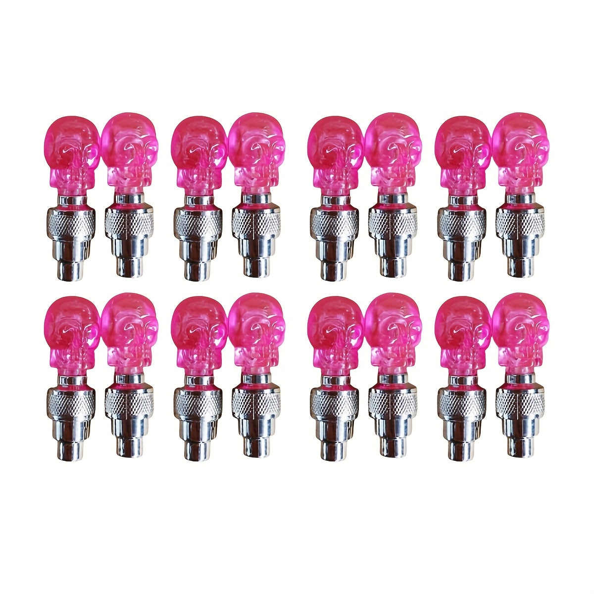 Kubidupi 4/8/16pcs Car Wheel Valve Stem Galloping Horse Light Fire Wheel Breathing Light Motorcycle Tire Valve Explosion-Proof, Sunproof & Waterproof, Red & Blue