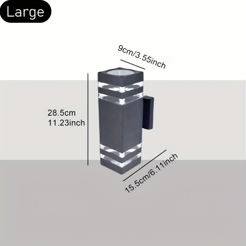 LED Outdoor Wall Light, Courtyard Balcony Wall Light, European Style Waterproof Corridor Gate Luminous Exterior Wall Light, Minimalist Lighting, Single-Head / Double-Head Light