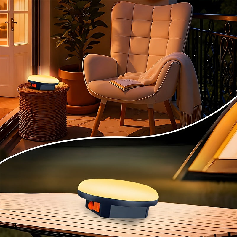 Rechargeable 4800mAh/7200mAh outdoor camping bulb, warm white light, four modes, indoor/outdoor dual use, outdoor lighting | modern outdoor light | durable plastic housing, LED outdoor light