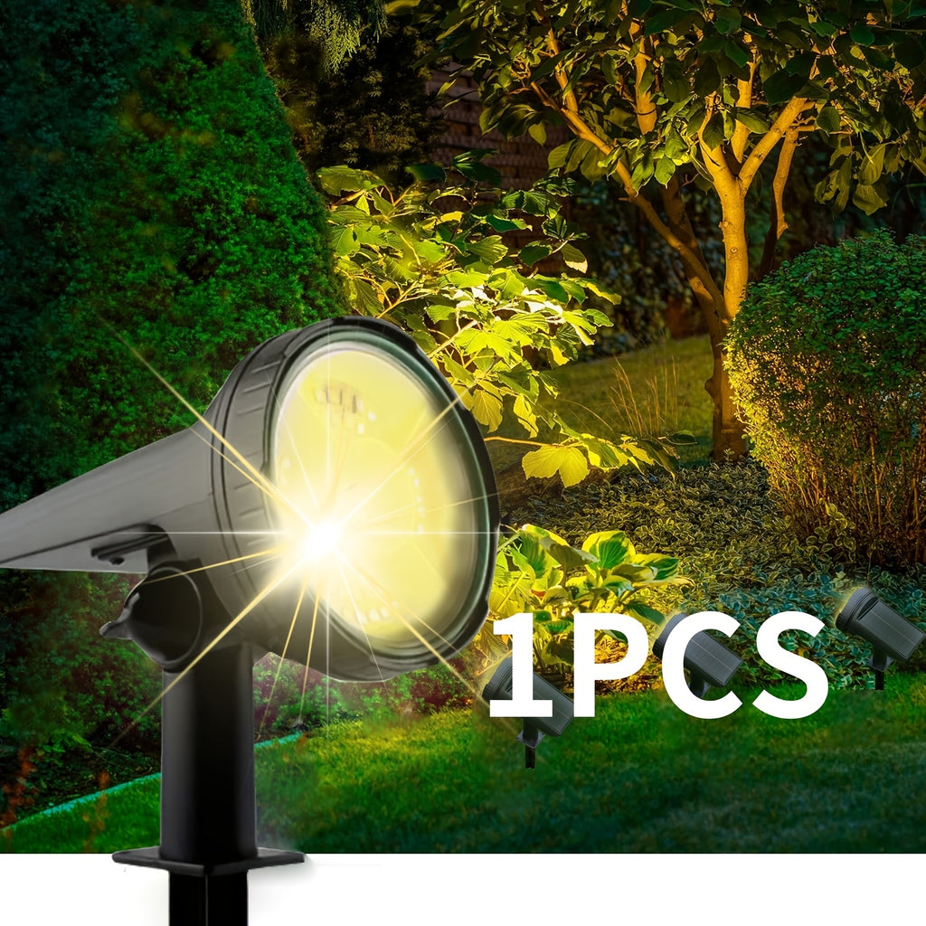 Solar Outdoor Spotlight, 55 LEDs 3 Modes, Christmas Decoration Landscape Lighting, Solar Path Light - Perfect for Garden Festival Decoration, Solar Spotlight Outdoor, Suitable for Courtyard, Garden Solar Flood Light