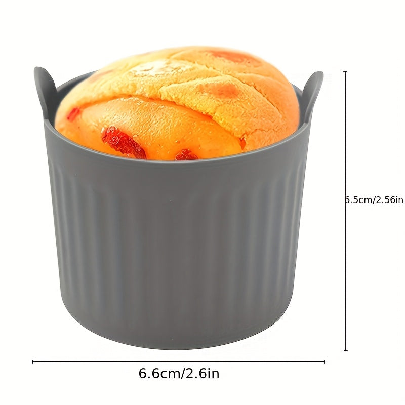 Air Fryer & Steamer Non-stick Baking Molds, Easy Release for Egg & Cupcake, Reusable & Dishwasher Safe, Ideal for Muffins, Puddings and Healthy Meals/