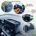 Non-Slip Dashboard Tray - Heavy Duty Non-Slip Car Organizer, Front-Open Design, Universal Fit for All Vehicles - Securely Holds Phone, Keys, Coins, and Cards - Auto Accessory, Front-Open Design, Essential for Road Trips