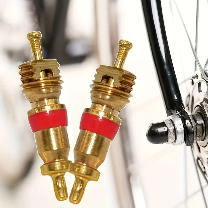 40pcs/20pcs/10pcs Premium Brass Valve Core, Compatible with Bicycle Tire Valve Stem, Replacement Part for American Standard Tubeless Tire Valve Core