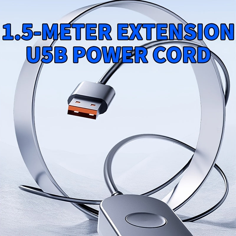 Suitu Car Suction Cup Fan, Powerful USB Car Fan, Household Turbo Fan, Single Rotatable Head, Multi-use as Desktop / Tabletop / Car Air Circulation Fan, Stylish Appearance & Durable Structure