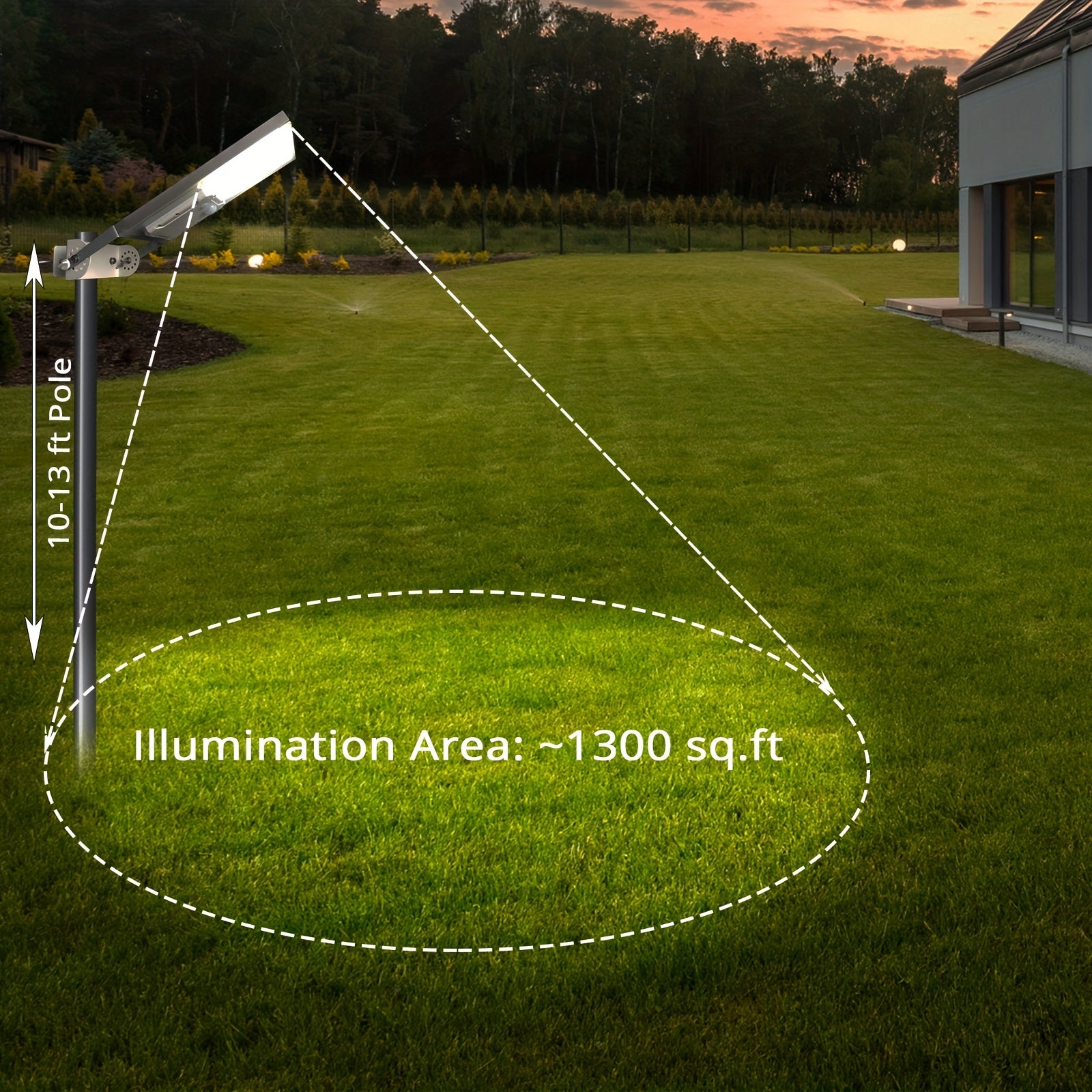 1 Solar Outdoor Street Light IP65 Waterproof 30LED Wall-Mounted Metal Sensor with 3 Lighting Modes, Automatic Dusk to Dawn, Perfect for Garden Light, Deck, Patio, Pathway, Garage, Parking Lot