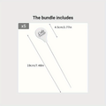 1PC Cake Tester Needle, Stainless Steel Cake Doneness Testing Probe, Kitchen Baking Oven Tool
