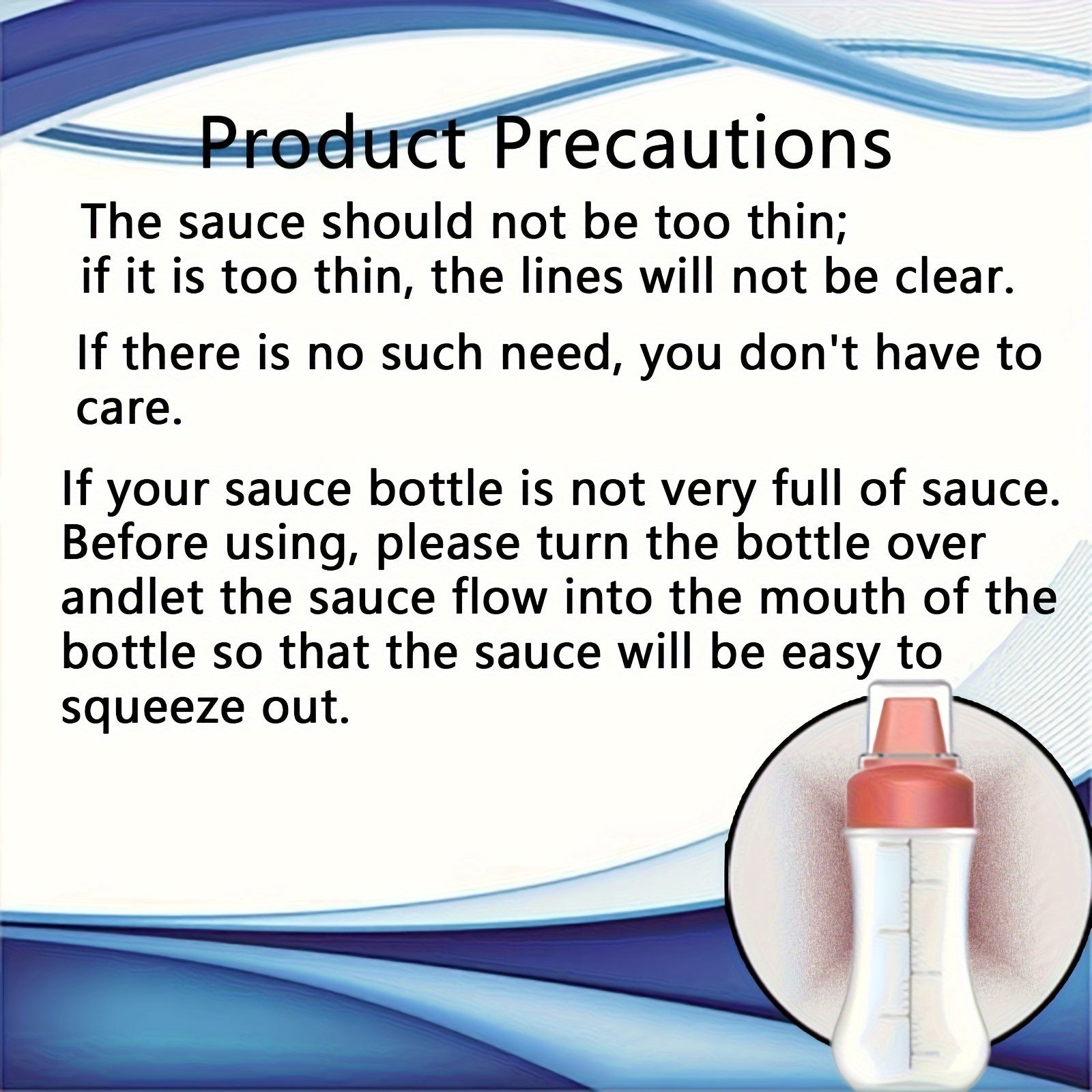 Squeeze Sauce Bottle, Suitable for Salad, Ketchup, Honey and Jam, Food Grade Material, Household Kitchen Squeeze Condiment Bottle, Oyster Sauce Squeeze Bottle