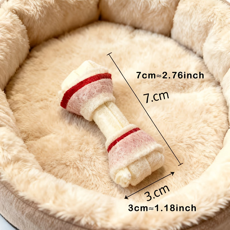 3pcs狗狗磨牙玩具-适合小型犬雪纳/泰迪/博美，用于狗狗磨牙/洁齿/训练的良好磨牙玩具，狗狗爱咬磨牙玩具，耐咬耐啃玩具