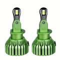 2-Pack H1 H4 H7 H11 9005 9006 LED Headlights, Super Bright White 6000K Hi/Lo Integrated Lighting 900% High Brightness 30000LM 200W Mini Car LED Light 1:1 Mini Size Super Bright, No Battery Included