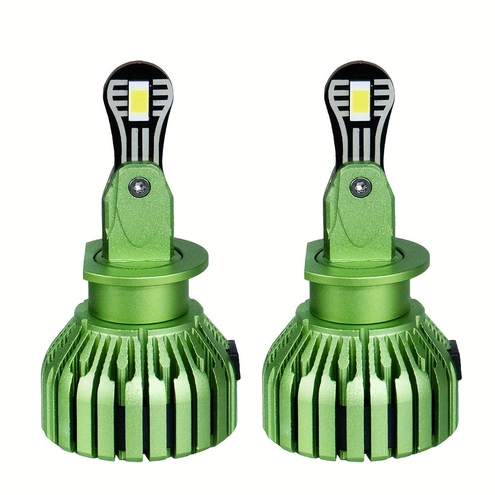2-Pack H1 H4 H7 H11 9005 9006 LED Headlights, Super Bright White 6000K Hi/Lo Integrated Lighting 900% High Brightness 30000LM 200W Mini Car LED Light 1:1 Mini Size Super Bright, No Battery Included