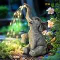 Elephant Solar Courtyard Light Elephant Hanging LED Solar Lantern Solar Elephant IP44