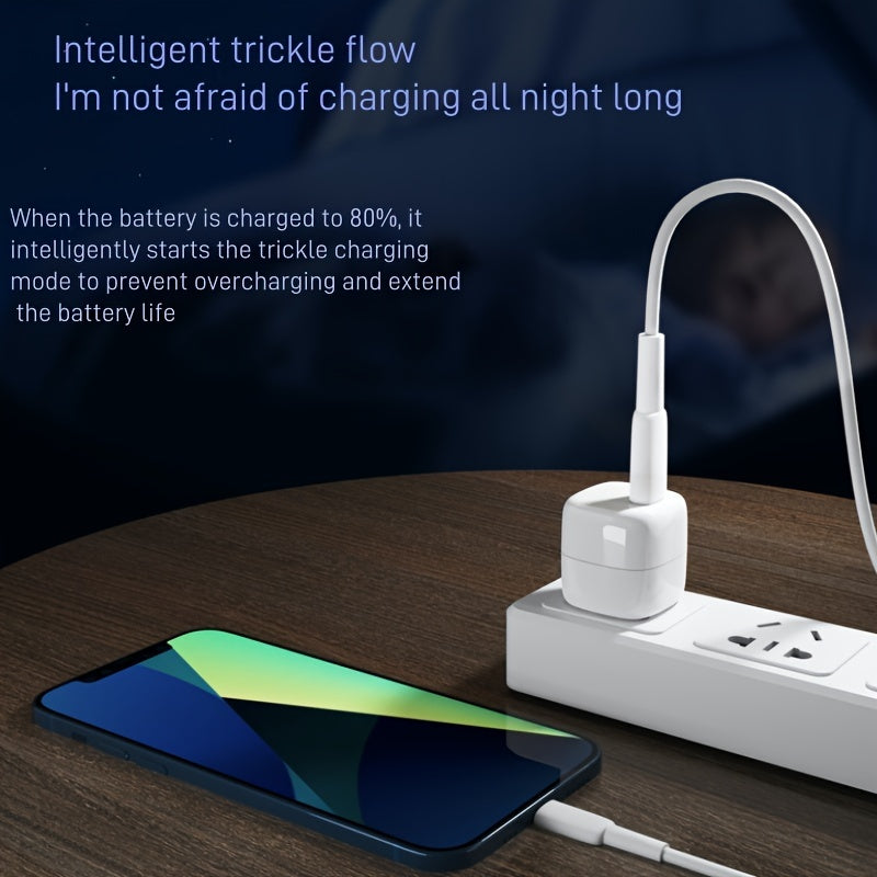 Type C fast charger, 20W charger, suitable for iPhone 15/16 series, iPad, Samsung, etc.