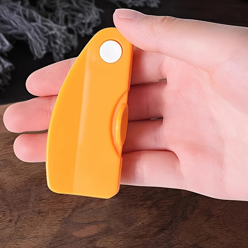 1/2 Piece, Orange Peeler – Plastic Orange Peeler, Simple Lemon Peeler, Grapefruit Peeler, Creative Cutter, Orange Peeler with Foldable Handle, Fruit Peeler, Vegetable & Fruit Tool, Kitchen Gadget, Orange Peeler