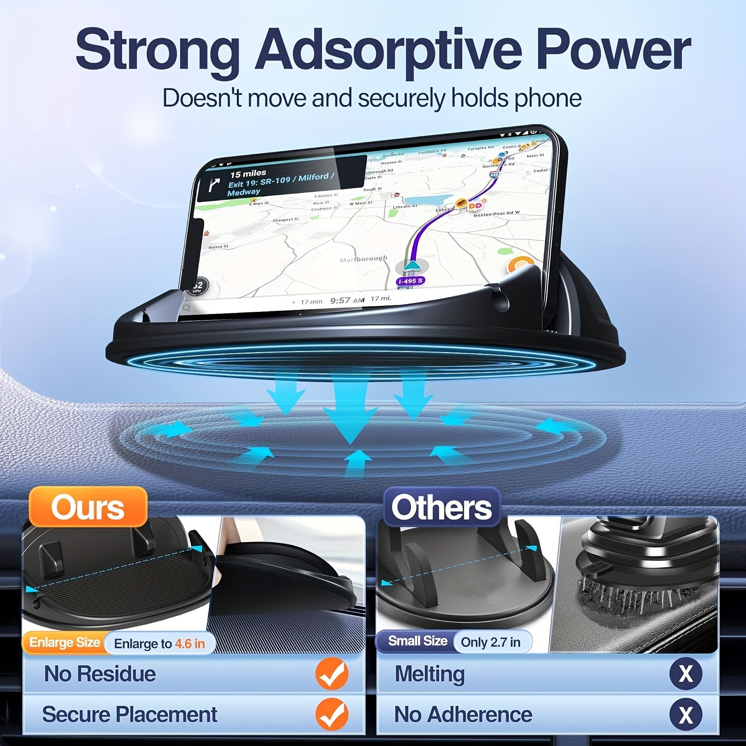 Silicone Car Phone Holder