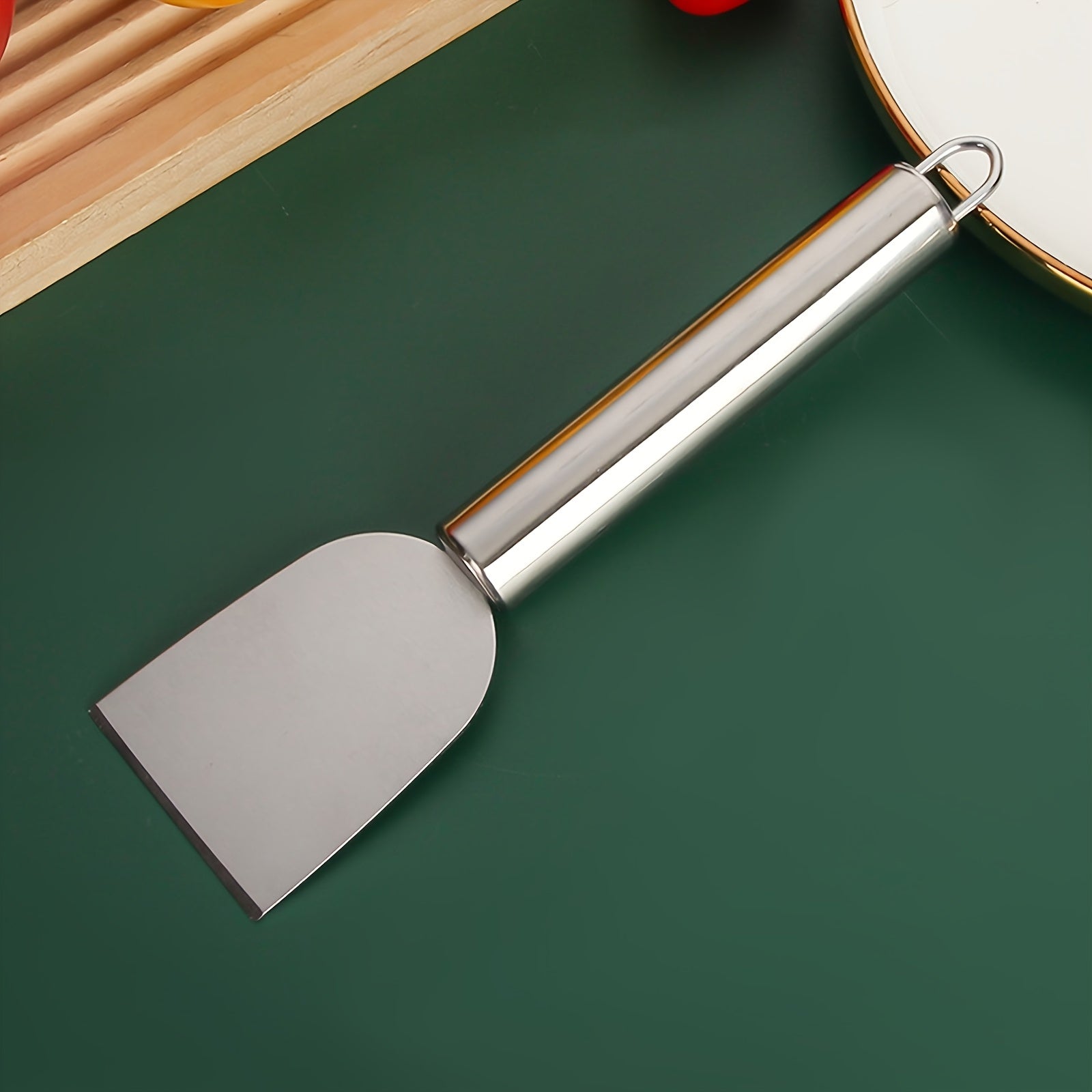 One Heavy-Duty Metal Scraper - Multi-Purpose Kitchen Cleaning Tool, Stubborn Stain & Frost Removal Scraper, Ideal for Fridge, Stove & Floor Cleaning