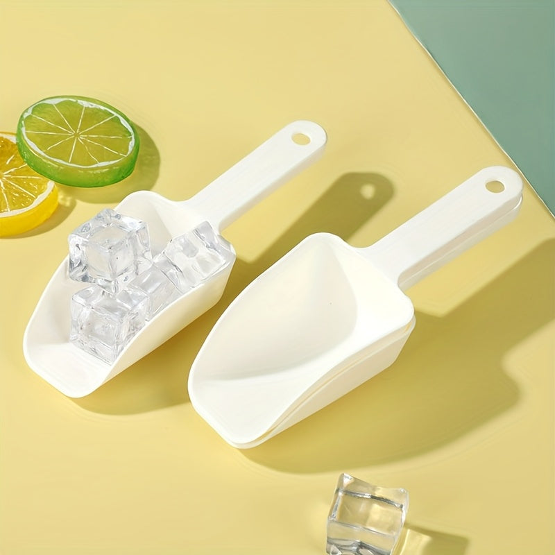 3Pcs Mini Multi-functional Scoop Set, Ice Cream Scoop, Flour Scoop and Measuring Spoon Set, Durable PP Plastic Kitchen Gadgets