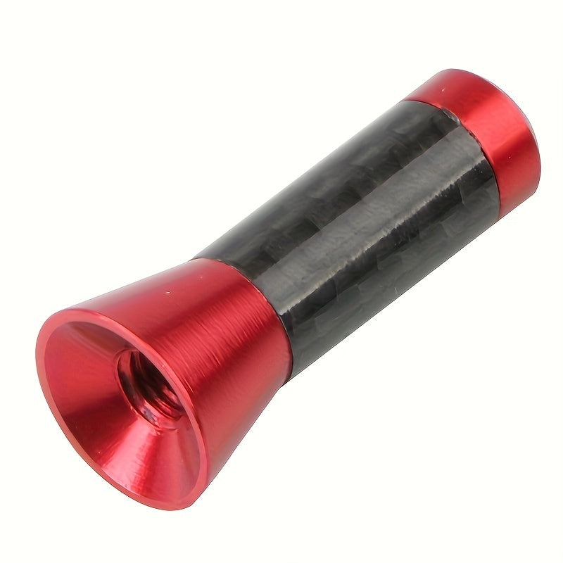 3.5cm/1.38in Car Mini Short Antenna Carbon Fiber Antenna Short Radio Metal Receiving Antenna Antenna Accessory