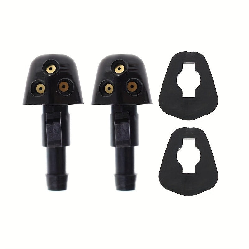 2-Pack Windshield Washer Nozzle for Suzuki Swift SX4 & Vitara - Heavy Duty Durable Car Wiper Washer Nozzle, Vehicle Maintenance Accessory, Directly Fits Washing System (Includes 4 Nozzles/Heads)