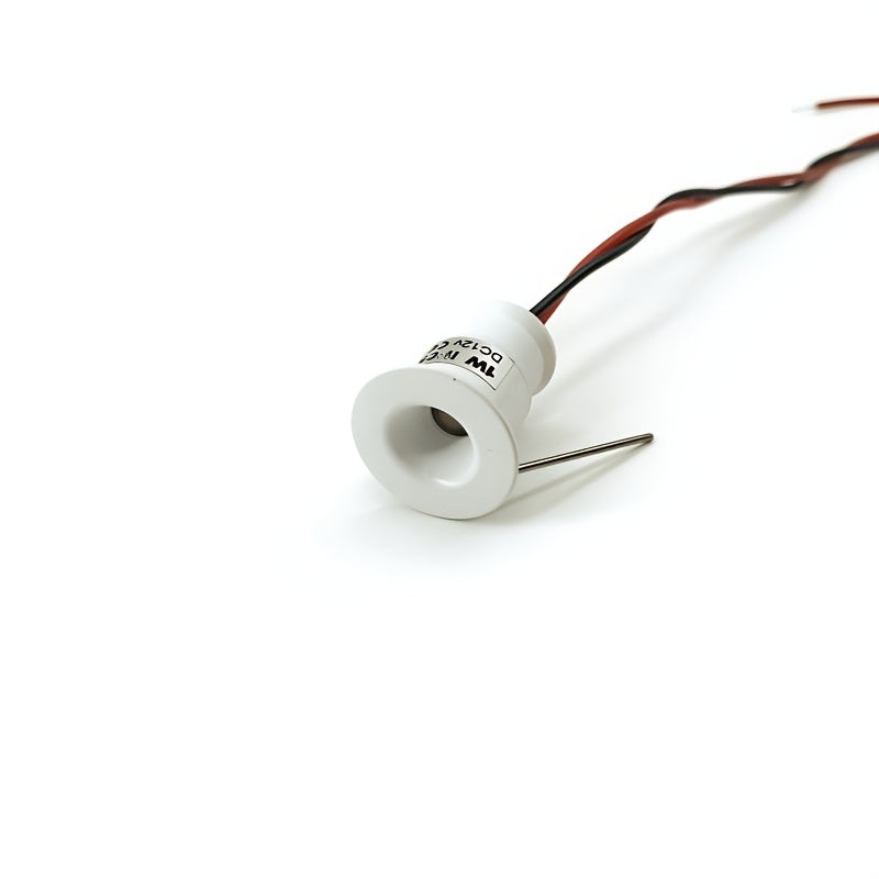 1PCS 1W LED dimmable mini spotlight DC12V cutout 15mm 3000K 4000K 6000K warm white, natural white, cool white beam angle 30 degrees recessed downlight for bedroom ceiling cabinet staircase black white silver housing