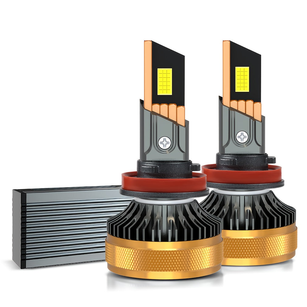 H4 H7 LED Car Headlights Plug-and-Play High Power H11 H8 H9 9005 HB3 Light Bulbs