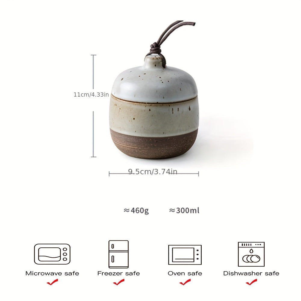 Brand New Japanese Ceramic Stoneware Pot with Lid, Perfect for Soup & Steamed Egg Custard – Ideal Home Tea Bowl & Tableware