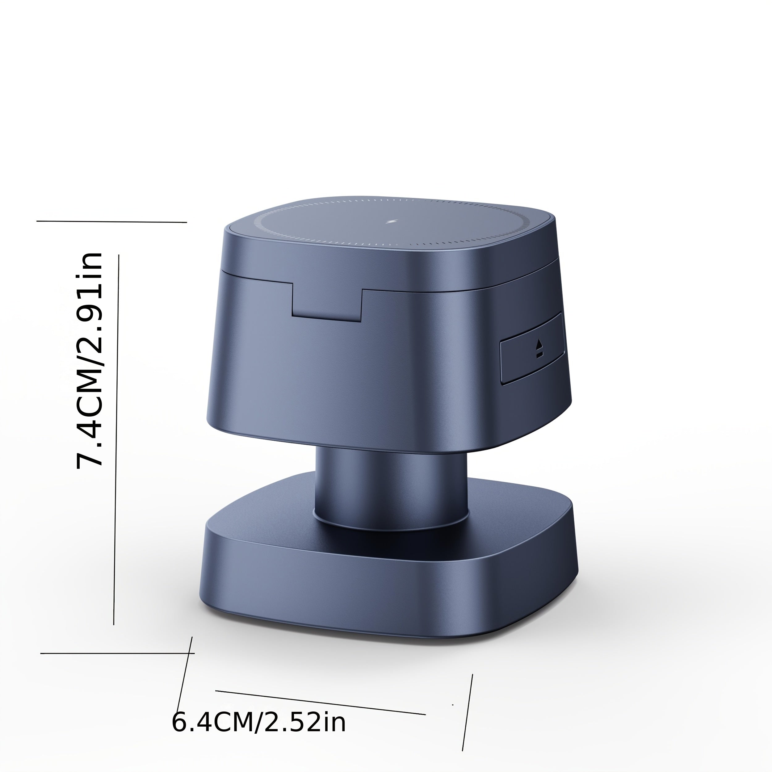 4-in-1 Wireless Charger with Bedside Warm Light | Two Brightness Levels, Night Light, Phone Stand, USB Type-C, Magnetic, Perfect for Home, Office, and Gift